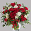 Give the gift of holiday style with this mix of Christmas crimson