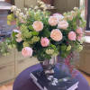 Fresh garden roses bring lovely positive energy into our homes . Elegant