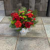 SEND A HOLIDAY SNOWMAN MUG WITH FLOWERS TO CELEBRATE WITH YOUR LOVED