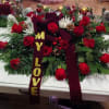 Casket red with mix colors and red