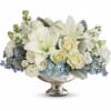 As magical and unforgettable as an elegant affair! Creamy roses and snow