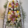 2 layered standing spray for funeral