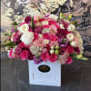 Brighten any space with our Elegant Flower Box Arrangement! Bursting with vibrant
