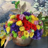Brighten your autumn celebrations with our Limited Edition Fall Pumpkin Floral Arrangement!