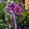 Purple Accent Flowers with White Flowers