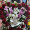 Standing heart flowers or custom flowers 