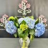 Brighten any space with our stunning Hydrangea Bouquet, expertly crafted by Bosmat