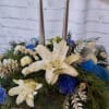 Happy Festival of Lights! Celebrate Hanukkah with this beautiful centerpiece created to