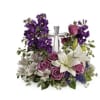 A bouquet to remember. This glorious garden of roses, lilies and alstroemeria