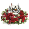 FLOWERS WITH THOMAS KINKADE HOUSE 