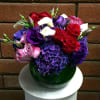 There&#039;s hardly a message or wish that a purple floral arrangement doesn&#039;t