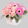 The perfect arrangement for welcoming a baby girl into the world or