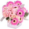 The perfect arrangement for welcoming a baby girl into the world or