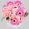 The perfect arrangement for welcoming a baby girl into the world or