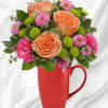 Bursting with birthday cheer! This ceramic mug brightens their special day with