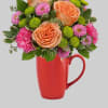 Bursting with birthday cheer! This ceramic mug brightens their special day with