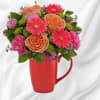 Bursting with birthday cheer! This ceramic mug brightens their special day with