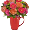Bursting with birthday cheer! This ceramic mug brightens their special day with