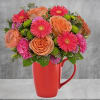 Bursting with birthday cheer! This ceramic mug brightens their special day with