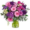 Bring beauty to any occasion with the deep purples and playful pinks