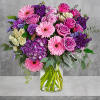 Bring beauty to any occasion with the deep purples and playful pinks