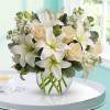 Breathtaking! Blooms of bright white and cream are rich with texture and