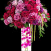 Make an unforgettable statement with this jewel-toned masterpiece of roses &amp; hydrangea.

DETAILS
Dark