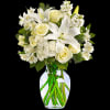 The stuff that dreams are made of! This ethereal arrangement of snow-white
