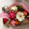 Urban - country feel hand tide wrap of assorted flowers