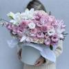 Beautiful and amazing flower arrangement in pale pink flowers