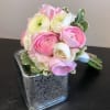 THIS HAND TIED BOUQUET IS AVAILABLE IN ALL RANUNCULUS COLORS.