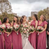 Beautiful posy  stie stargazer lily, roses  freesia and other flowers