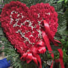 heart design for service funeral *standing *

DIMENSIONS APPROXIMATE 36&#039;&#039;W, 26&#039;&#039;H PLUS STADING