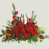 Embrace lasting love and cherished memories with our urn arrangement featuring elegant