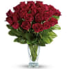 As classic as you can get! One dozen iconic red roses are