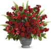 Flowers for a funeral, Bold and beautiful, this majestic mix of red