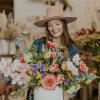 A great choice for a dramatic effect! Our colorful bouquets feature deep