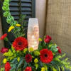 Serenity Lamp enhanced with greenery