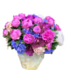 pink and purple mix flowers 