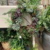 Artificial Succulent Wreath 
