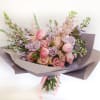 A delicate and sensitive flower arrangement, with a pure and sweet pink