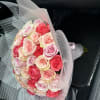 The perfect pink bouquet of mixed pink Ecuadorian roses. Sure to Wow