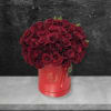 Introducing **Red Heart Kisses**, a charming medium-sized arrangement that captures the essence