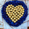Blue rose bouquet