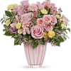 A gift of style and grace, this gorgeous bouquet of ballet pink