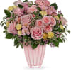 A gift of style and grace, this gorgeous bouquet of ballet pink