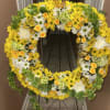 Wreath is approximately 24&quot; in diameter.
Designed by florists, ready to display.
Pet Safety