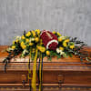 Honor the best football fan you know with this casket spray. Colors