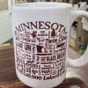 Minnesota mug with MN teams, cites, statues, and more