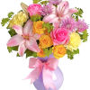 Celebrate any occasion with stunning pastel floral colors! The Perfectly Pastel bouquet